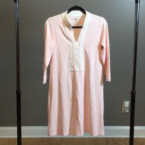 M Spartina 449 pink Monica split next tunic dress